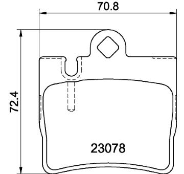 Sada brzdových destiček, kotoučová brzda HELLA PAGID 8DB 355 008-711