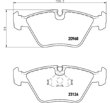 Sada brzdových destiček, kotoučová brzda HELLA PAGID 8DB 355 008-971