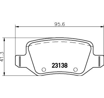 Sada brzdových destiček, kotoučová brzda HELLA PAGID 8DB 355 018-531