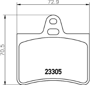 Sada brzdových destiček, kotoučová brzda HELLA PAGID 8DB 355 019-441