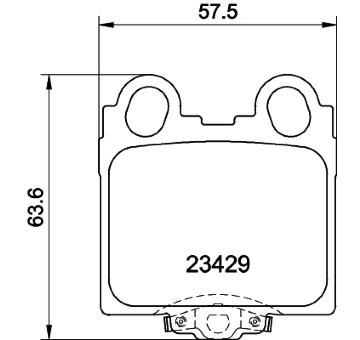 Sada brzdových destiček, kotoučová brzda HELLA PAGID 8DB 355 011-591