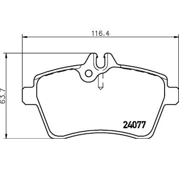 Sada brzdových destiček, kotoučová brzda HELLA PAGID 8DB 355 011-381