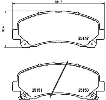 Sada brzdových destiček, kotoučová brzda HELLA PAGID 8DB 355 020-171