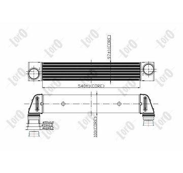 Chladič turba ABAKUS 004-018-0008