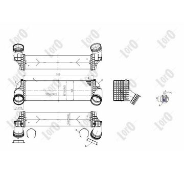 Chladič turba ABAKUS 004-018-0009
