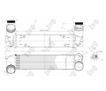Chladič turba ABAKUS 004-018-0010