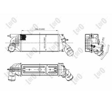 Chladič turba ABAKUS 009-018-0016