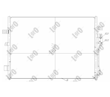 Kondenzátor, klimatizace ABAKUS 015-016-0002