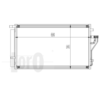 Kondenzátor, klimatizace ABAKUS 019-016-0018