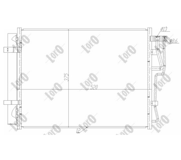Kondenzátor, klimatizace ABAKUS 019-016-0046