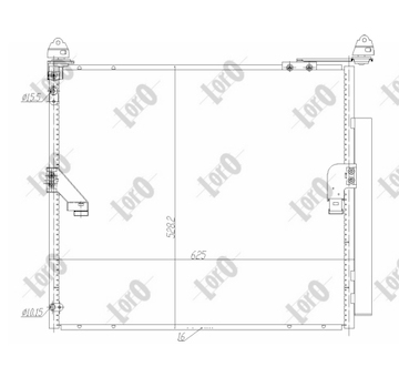 Kondenzátor, klimatizace ABAKUS 028-016-0005