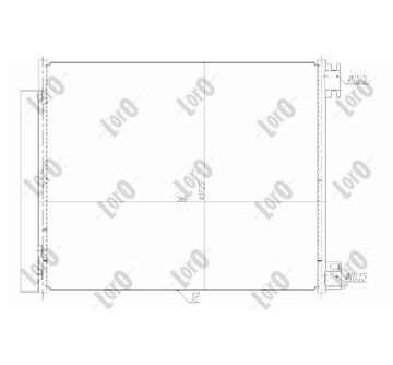 Kondenzátor, klimatizace ABAKUS 042-016-0048