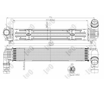 Chladič turba ABAKUS 042-018-0006