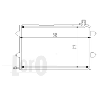 Kondenzátor, klimatizace ABAKUS 053-016-0020