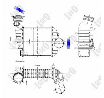 Chladič turba ABAKUS 053-018-0017