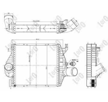 Chladič turba ABAKUS 054-018-0015