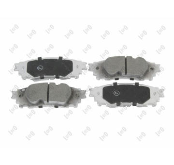 Sada brzdových destiček, kotoučová brzda ABAKUS 231-02-195