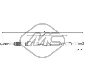 Tazne lanko, rucni prevodovka Metalcaucho 81142