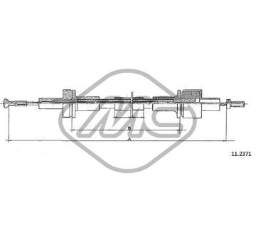 Tazne lanko, ovladani spojky Metalcaucho 81665