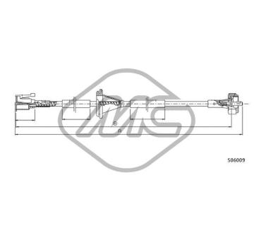 Hriadeľ tachometra Metalcaucho 82292