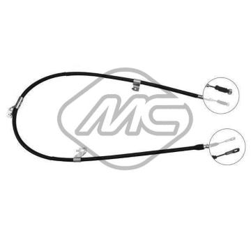 żażné lanko parkovacej brzdy Metalcaucho 82312