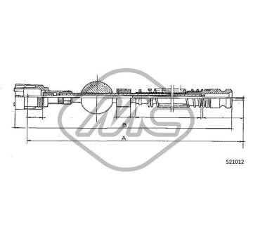 Hriadeľ tachometra Metalcaucho 82750