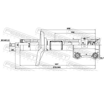 Tlumič pérování FEBEST 07665535FR