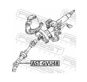 Hřídel řízení FEBEST AST-GVU48