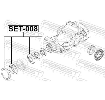 Palivovy vypousteci sroub FEBEST SET-008