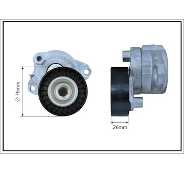 Napínací rameno, žebrovaný klínový řemen CAFFARO 110200SP