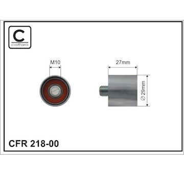 Napínací kladka, ozubený řemen CAFFARO 218-00