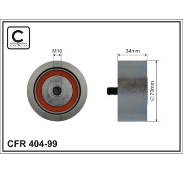 Vratná/vodicí kladka, ozubený řemen CAFFARO 404-99