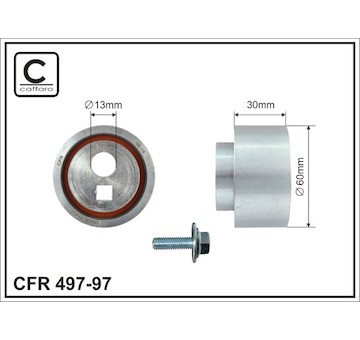 Napínací kladka, ozubený řemen CAFFARO 497-97