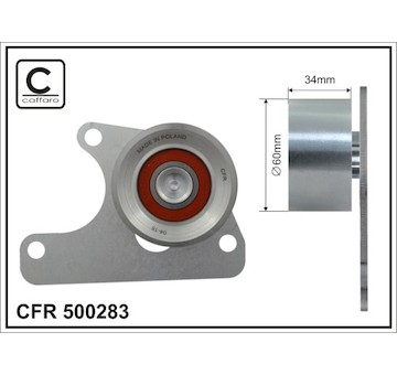 Vratná/vodicí kladka, ozubený řemen CAFFARO 500283