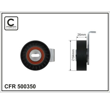 Napínák, žebrovaný klínový řemen CAFFARO 500350
