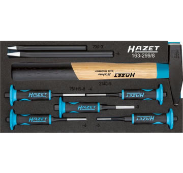 Vytloukač závlaček-sada HAZET 163-299/8