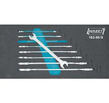 Dvojitý-vidlicový klíč sada HAZET 163-95/8