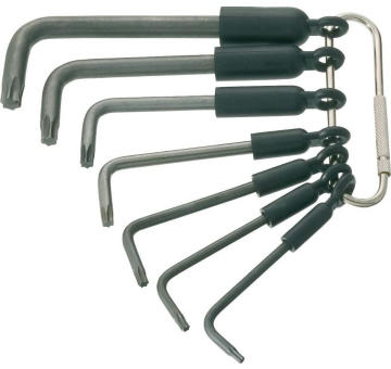 Sada zahnutých żroubováků HAZET 2115-T/7R