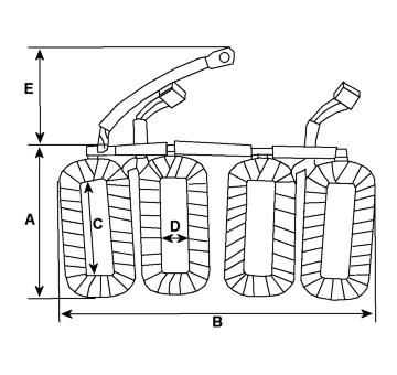 Budicí vinutí, startér HC-Cargo F 032 131 314