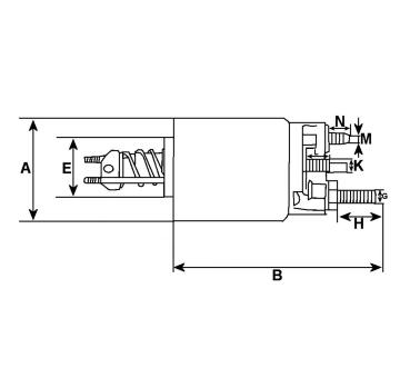 Elektromagnetický spínač, startér HC-Cargo F 032 232 200