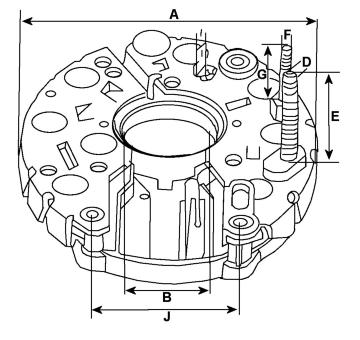 Usměrňovač, generátor HC-Cargo F 032 233 778