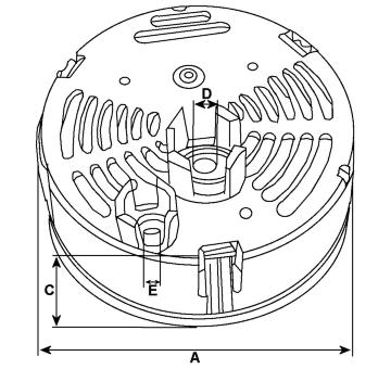 Čepička, generátor HC-Cargo F 032 238 988