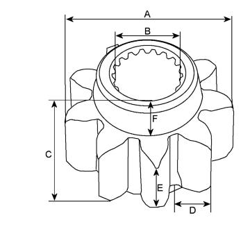 Pastorek, startér HC-Cargo F 032 132 483