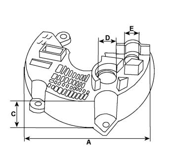 Čepička, generátor HC-Cargo F 032 230 178