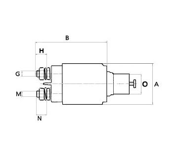 Elektromagnetický spínač, startér HC-Cargo F 032 231 929