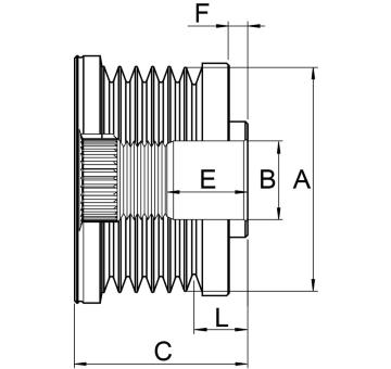 Předstihová spojka HC-Cargo F 032 230 307