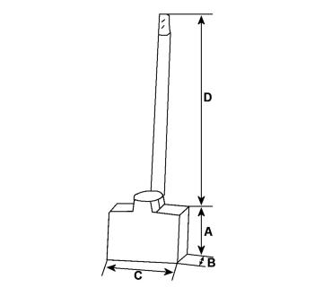 Uhlíkový kartáč, startér HC-Cargo F 032 0RX 954