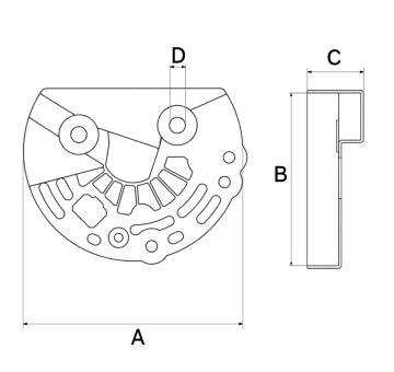Čepička, generátor HC-Cargo F 032 234 769