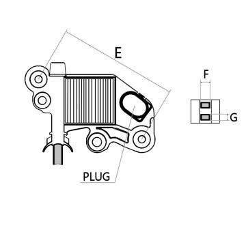 Regulátor generátoru HC-Cargo F 032 335 022