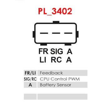 Regulátor generátoru AS-PL ARE6038S2